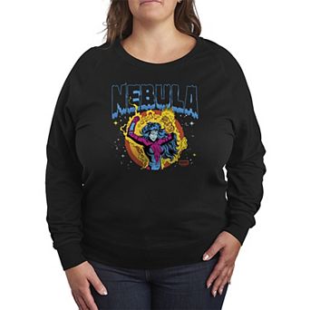 Plus Size Marvel Guardians Of The Galaxy Nebula French Terry Long Sleeve Tee