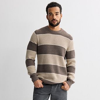 Men's Sonoma Goods For Life® Striped Crewneck Sweater