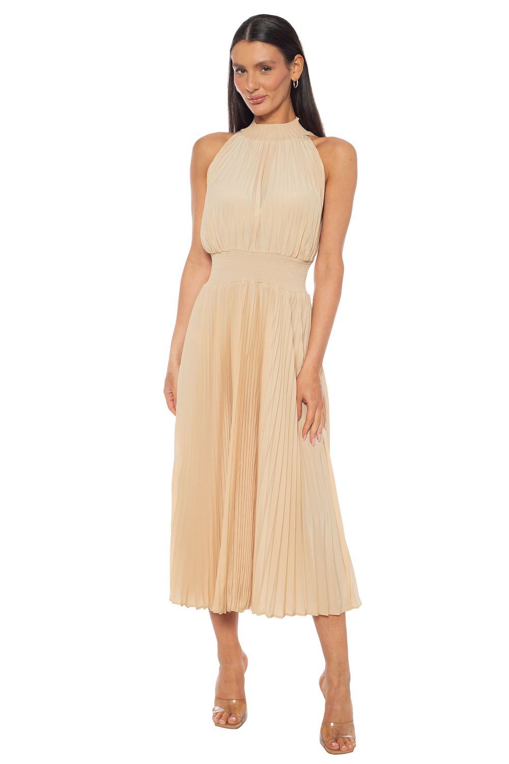Женские платья Sleeveless Pleated Dress