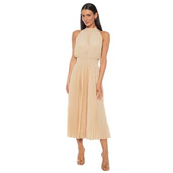 Women's Sleeveless Pleated Dress