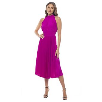 Women's Sleeveless Pleated Dress
