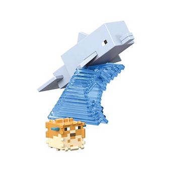 Mattel Minecraft Dolphin Action Figure & Accessories 3.25-inch Collectible Toy