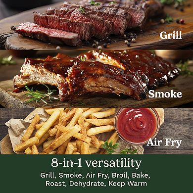 Cuisinart Outdoor FlavorBoost™ 8-in-1 Electric Grill