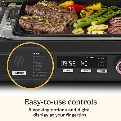 Cuisinart Outdoor FlavorBoost™ 8-in-1 Electric Grill