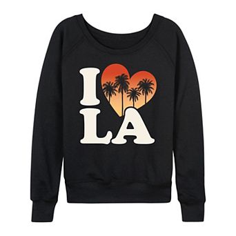 Women's I Love LA French Terry Long Sleeve Tee