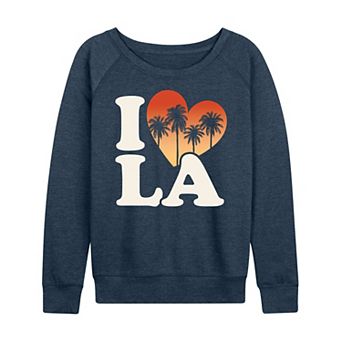Women's I Love LA French Terry Long Sleeve Tee