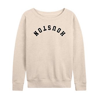 Women's Houston Upside Down French Terry Long Sleeve Tee