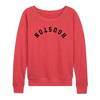 Women's Houston Upside Down French Terry Long Sleeve Tee