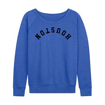 Women's Houston Upside Down French Terry Long Sleeve Tee