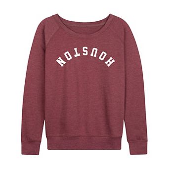 Women's Houston Upside Down French Terry Long Sleeve Tee