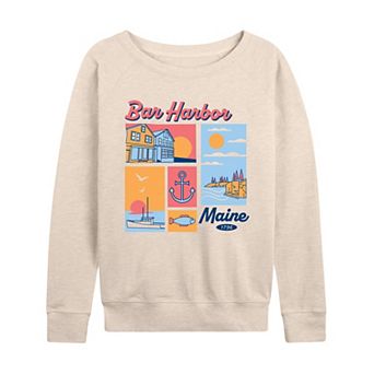 Women's Bar Harbor, Maine French Terry Long Sleeve Tee