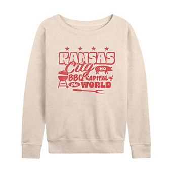Women's Kansas City, MO BBQ Capital Of The World French Terry Long Sleeve Tee