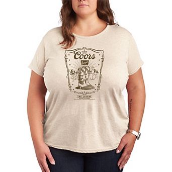 Plus Size Coors Banquet Western Graphic Tee