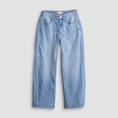Petite Sonoma Goods For Life® High Rise Barrel Ankle Jeans