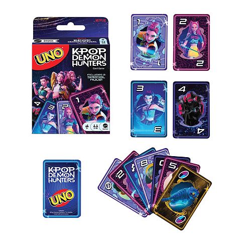 Детские игрушки Mattel UNO KPop Demon Hunters Card Game