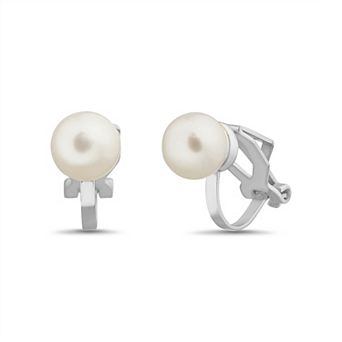 petit cheris Pearl Clip-On Earrings
