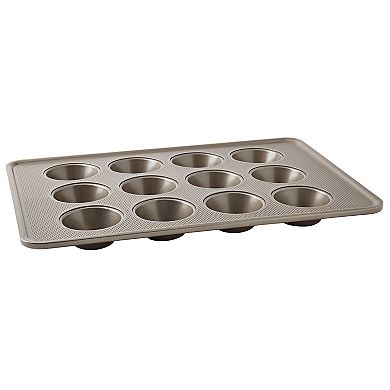 Mingle & Co. Textured Carbon Steel 12-Cup Muffin Pan