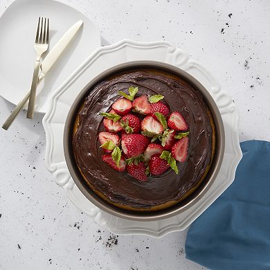 Mingle & Co. Textured Carbon Steel Round Cake Pan