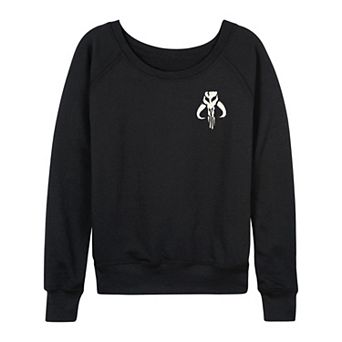 Women's Star Wars The Mandalorian Icon French Terry Long Sleeve Tee