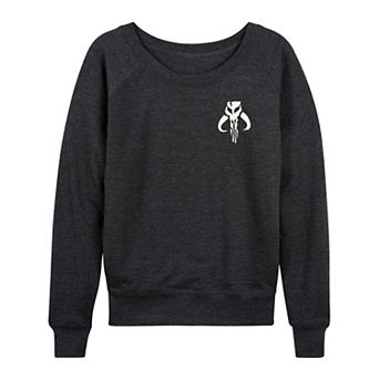 Women's Star Wars The Mandalorian Icon French Terry Long Sleeve Tee