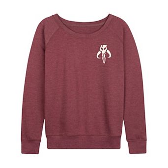 Women's Star Wars The Mandalorian Icon French Terry Long Sleeve Tee