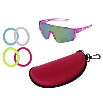 Capelli 100% UV Protection Pit Vipers Sunglasses & EVA Case Set