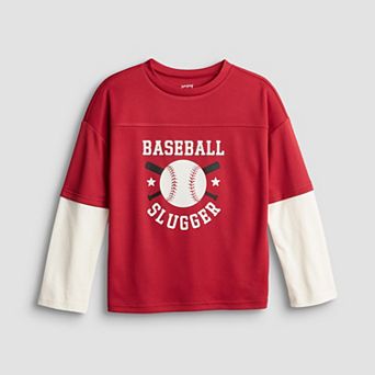 Boys 4-12 Jumping Beans® Relaxed Mesh Layer Long Sleeve Tee