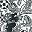 White Doodle Print