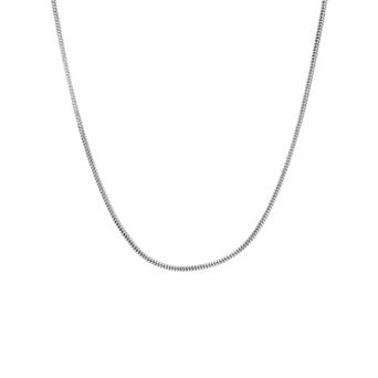 PRIMROSE Snake Chain Necklace with Cubic Zirconia Accent