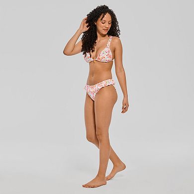 Juniors' Ninety-Nine° Wide Strap Triangle Swim Top
