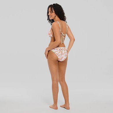 Juniors' Ninety-Nine° Wide Strap Triangle Swim Top
