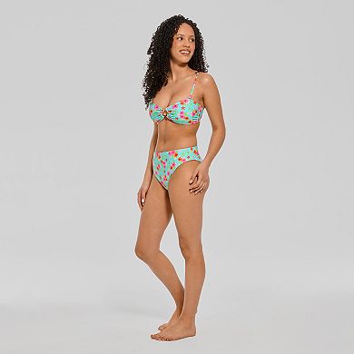 Juniors' Ninety-Nine° Shell Bandeau Swim Top