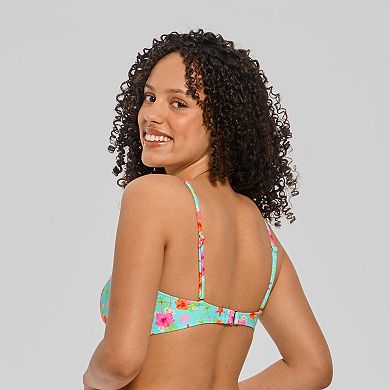 Juniors' Ninety-Nine° Shell Bandeau Swim Top