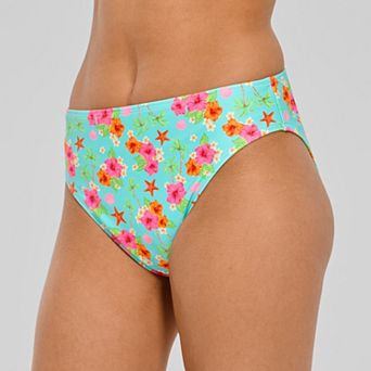 Juniors' Ninety-Nine° High Waist Swimsuit Bottoms