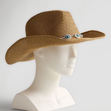 Women's LaValentina Decorative Band Cowboy Hat