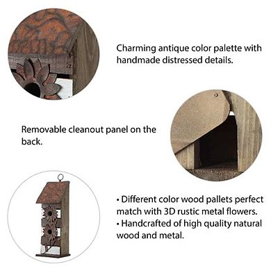 Bird House Hanging Two-Tiered