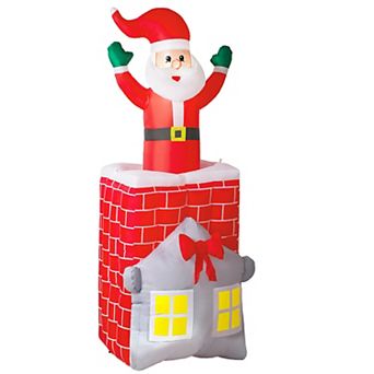 LOVMOR 7ft Christmas Inflatable Santa Claus Figure Indoor Party Decor