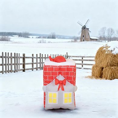 LOVMOR 7ft Christmas Inflatable Santa Claus Figure Indoor Party Decor