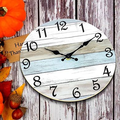 Rustic Battery Operated Wall Clock