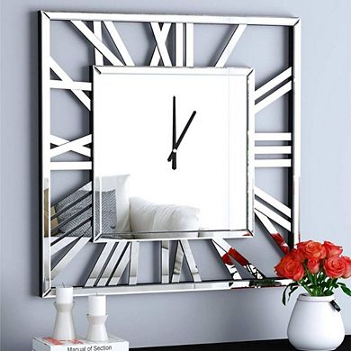 Glossy Mirror Finish Decorative Wall Clock