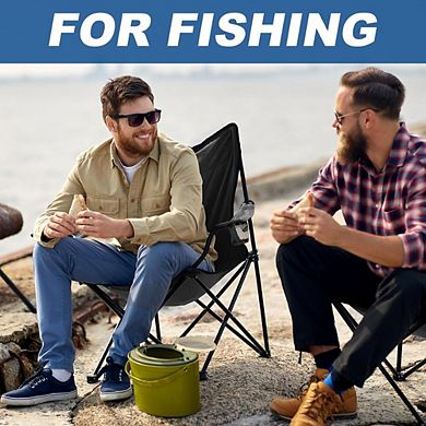 Set of 2 Lightweight Folding Camping Chairs