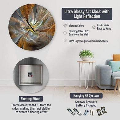 Round Cottage Wall Clock