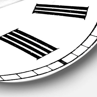 Round Cottage Wall Clock