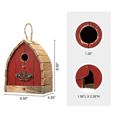 Solid Wood Decorative Outdoor Garden Birdhouse