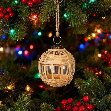 LOVMOR Set of 3 3 Inch Christmas Hanging Ball Ornaments Decorative Tree Balls