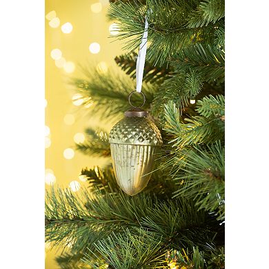 LOVMOR Set of 12 2x2x4 Inch Glass Tear Drop Christmas Tree Ornaments