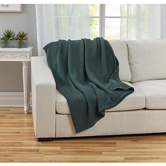 BrylaneHome Waffle Blanket