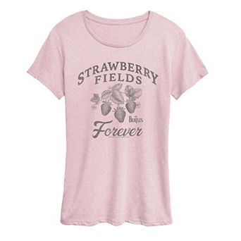 Women's The Beatles Strawberry Fields Forever Graphic Tee