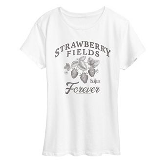 Women's The Beatles Strawberry Fields Forever Graphic Tee