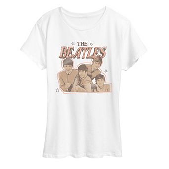 Women's The Beatles Stars Vintage Graphic Tee